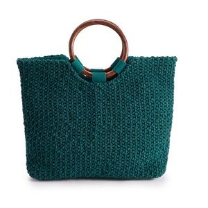 NWT Circus by Sam Edelman Susannah Macrame Satchel